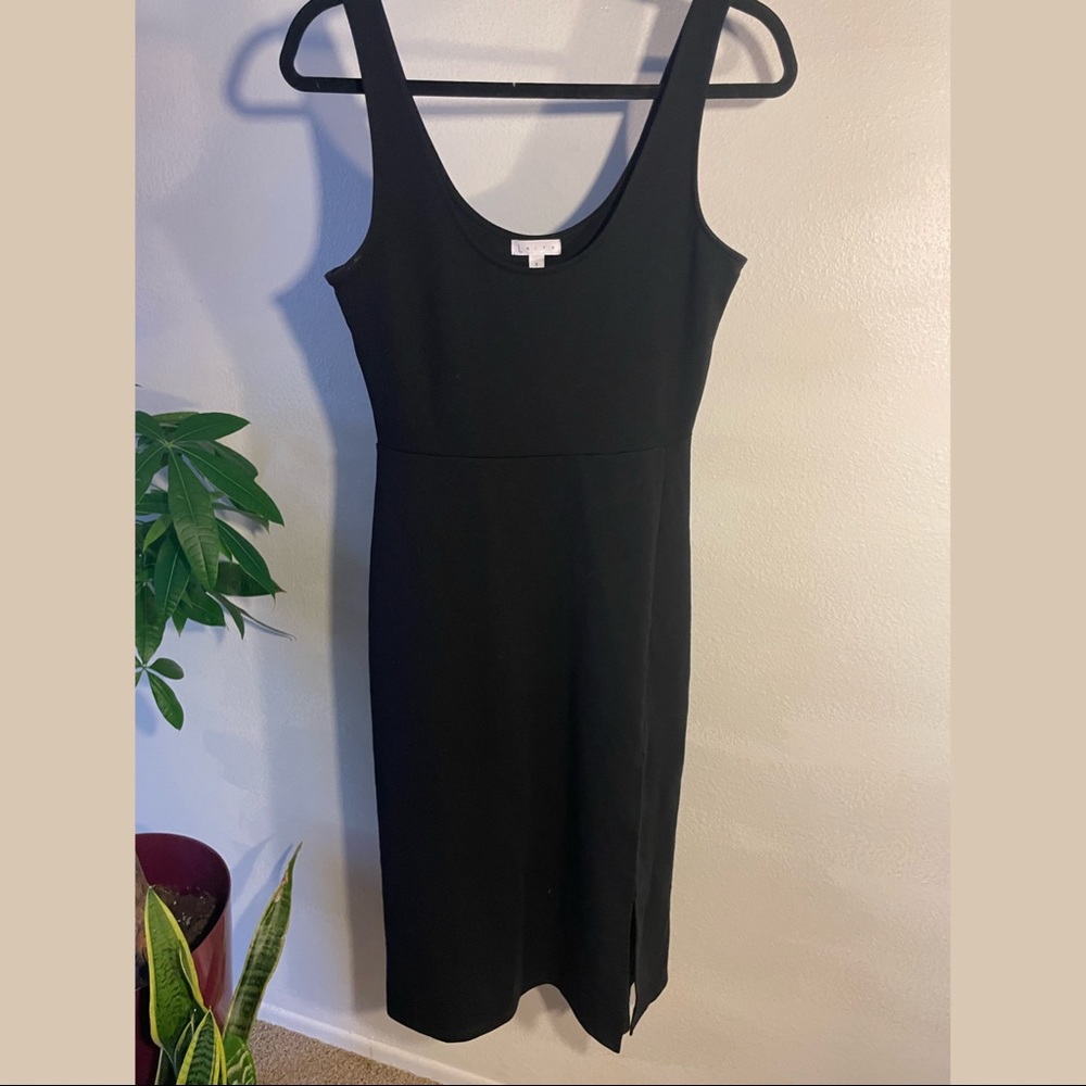 New LEITH black mid length dress.  Tag removed but has not been worn. Size M
